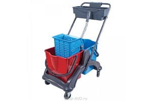 UCTEM-PLAS CK770 Тележка двухвёдерная пластиковая 2x18 л