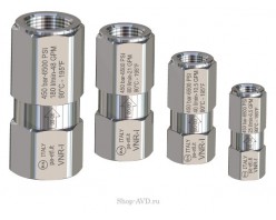 Обратный клапан VNR-I вход 1/4 г. выход 1/4 г. 25 л/мин 450 бар  нерж. сталь