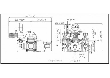 Bertolini POLY 2025 RT4 с редуктором