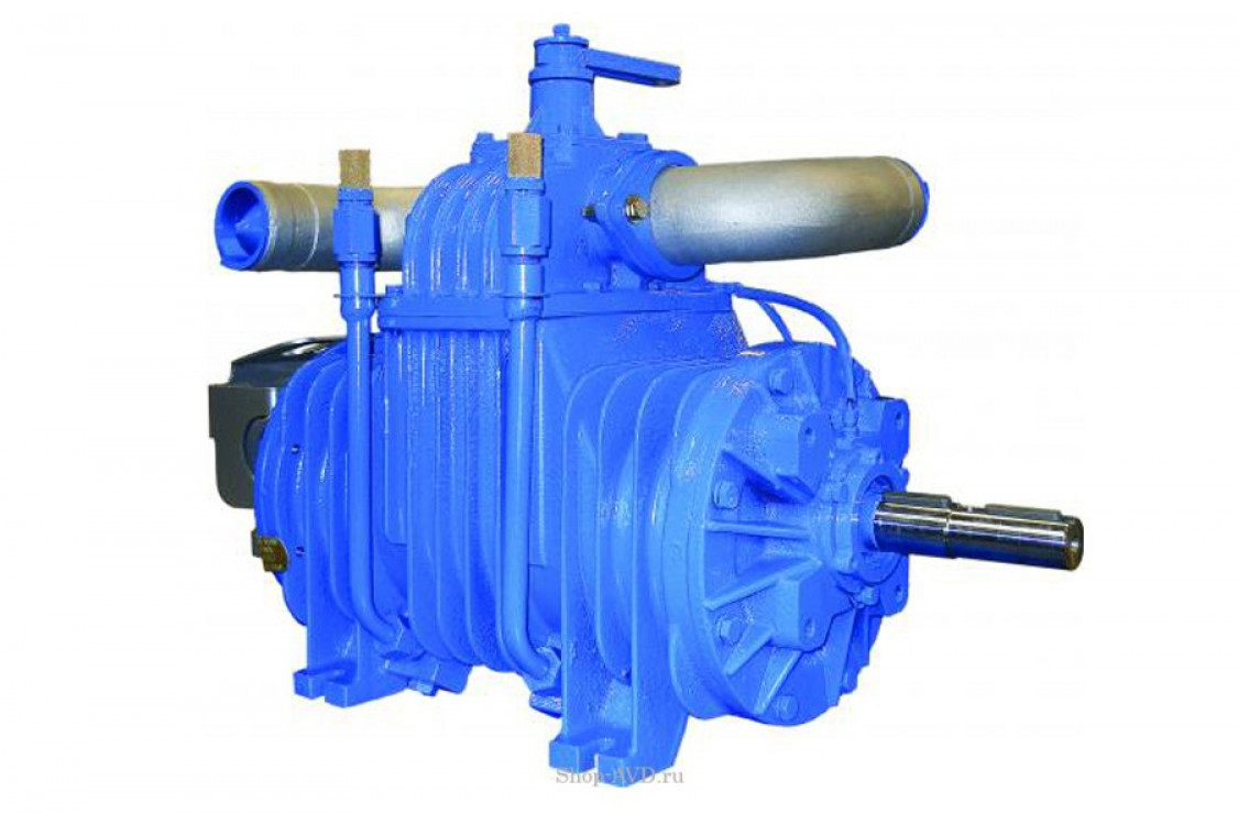 Насос вакуумный лопастной JUROP PNE 104M, 540 об/мин, левое вращение, руч. 4-х. клапан