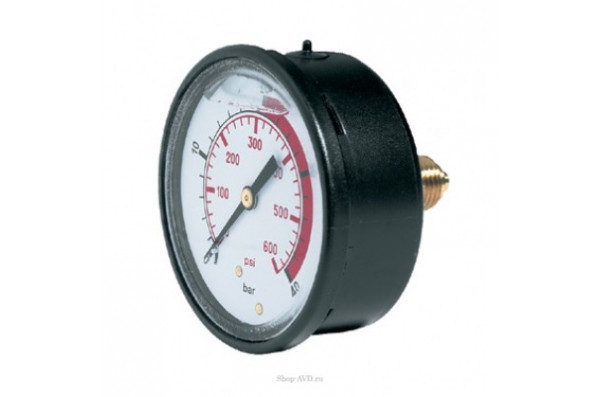 Манометр 0÷40 бар; вх.сзади Ш1/4