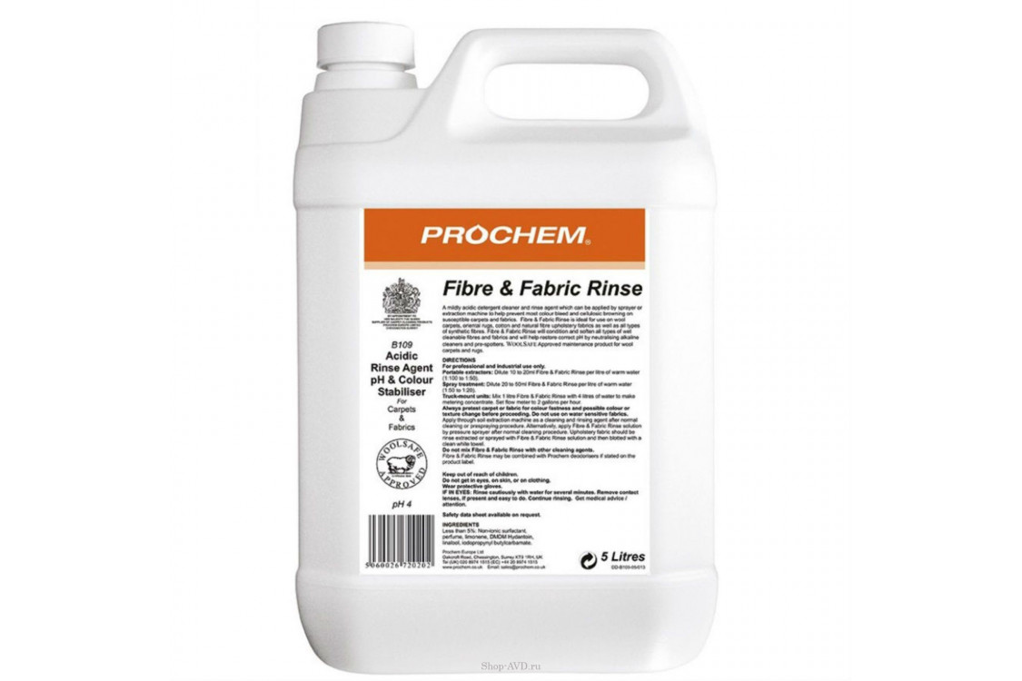 Prochem Fibre &amp; Fabric Rinse Ополаскиватель для ковров