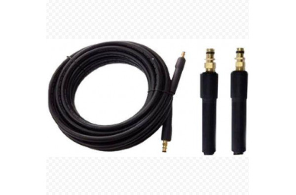 Шланг ВД бытовой KARCHER DN06, 12m, "Новый штуцер", штуцер-штуцер без подшипника, 60 °C, 200bar, штуцер8,8:штуцер8,8