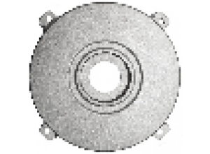 Фланец задний для двигателей  1874A,1833A, 11036A, 2478A (алюминий)