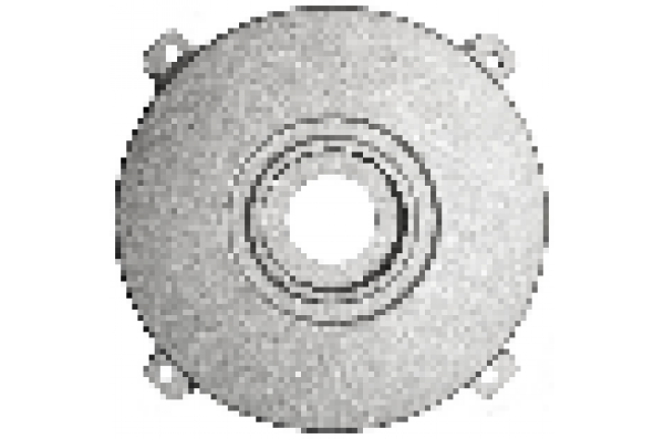 Фланец задний для двигателей  1874A,1833A, 11036A, 2478A (алюминий)