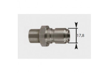 Ниппель ST-3100 DN12, 250bar, 150°C, 1/2внеш, нерж. сталь 