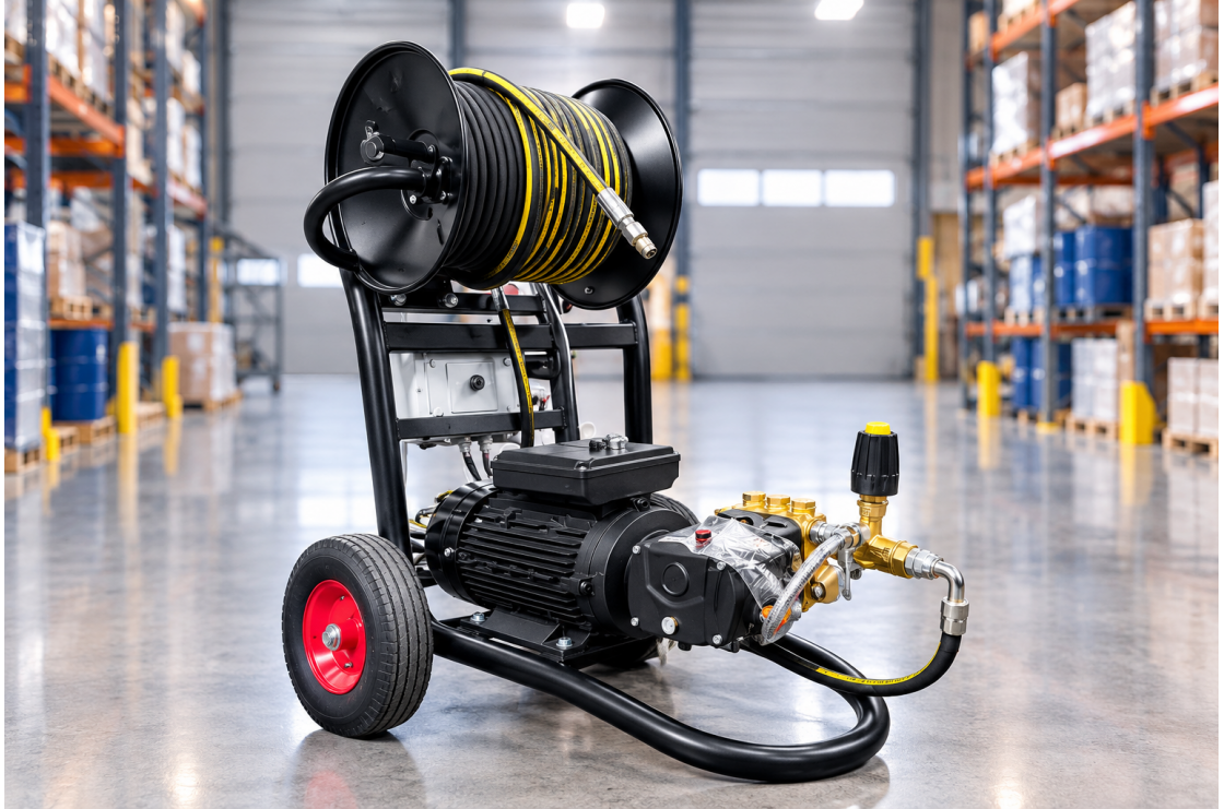 АВД Тритон AR RR 11/200 БП Ti 3 Kw на тележке катушка электро теплозащиты