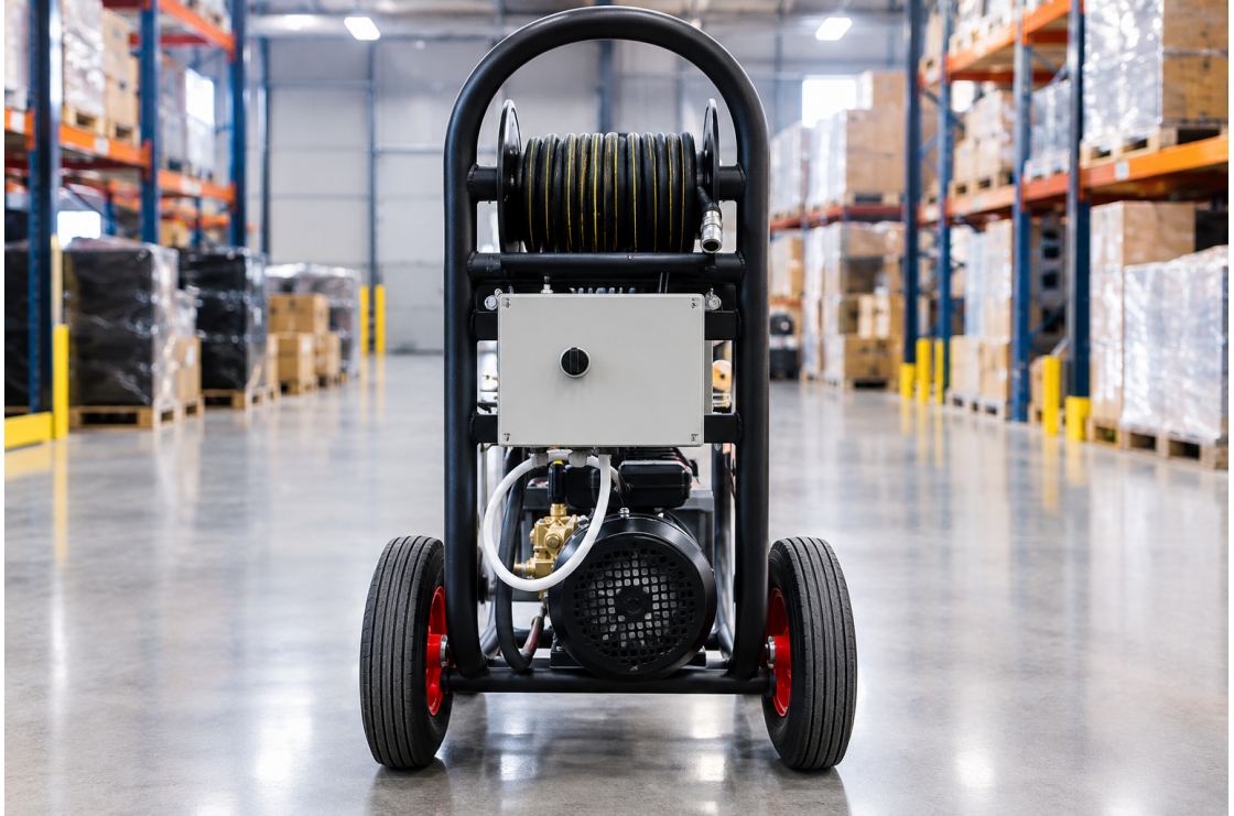 АВД Тритон AR RR 11/200 БП Ti 3 Kw на тележке катушка электро теплозащиты