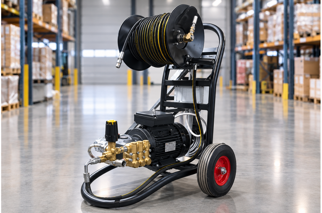 АВД Тритон AR RR 11/200 БП Ti 3 Kw на тележке катушка электро теплозащиты