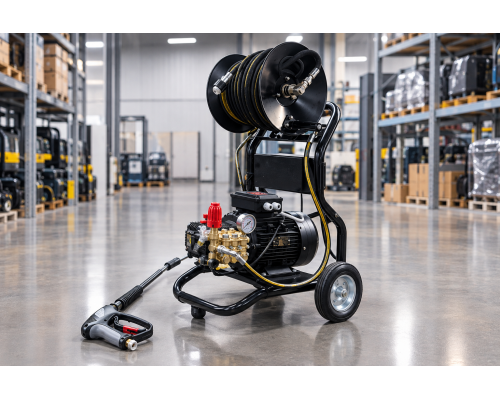 АВД Тритон Т15/200 TS T 5.5 KW на тележке с электр. теплозащитой