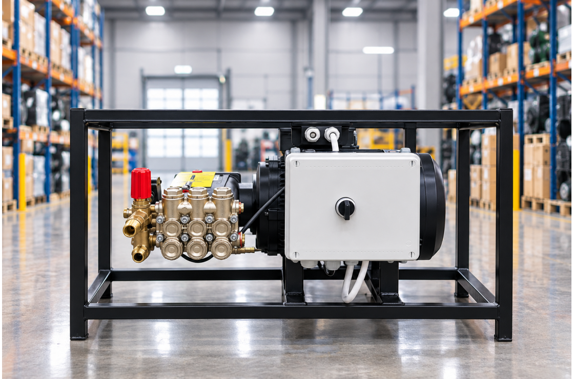 АВД Тритон М ТММ 15/200 TS 5.5 KW (Никель)  на раме с электрики теплозащиты