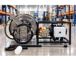 АВД Тритон М ТММ 15/200 TS 5.5 KW (Никель)  на раме с электрики теплозащиты