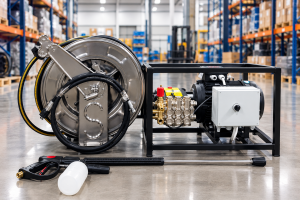 АВД Тритон М ТММ 15/200 TS 5.5 KW (Никель)  на раме с электрики теплозащиты