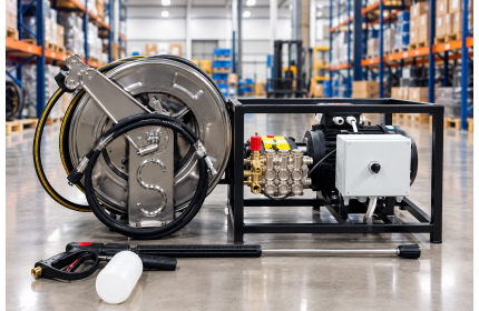 АВД Тритон М ТММ 15/200 TS 5.5 KW (Никель)  на раме с электрики теплозащиты