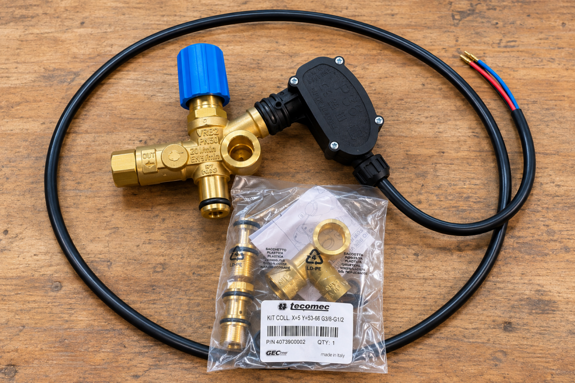 Регулятор давления Mecline VRF2 250 бар (Bypass / Total Stop)