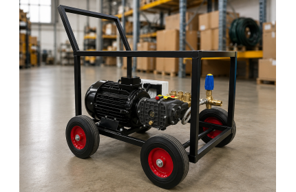 АВД Тритон Mazzoni 50/150 Nicolini 11 KW BY (на раме с колесами электрика с теплозащитой)