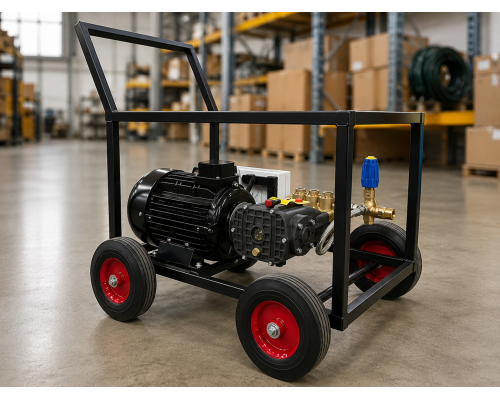 АВД Тритон Mazzoni 50/150 Nicolini 11 KW BY (на раме с колесами электрика с теплозащитой)