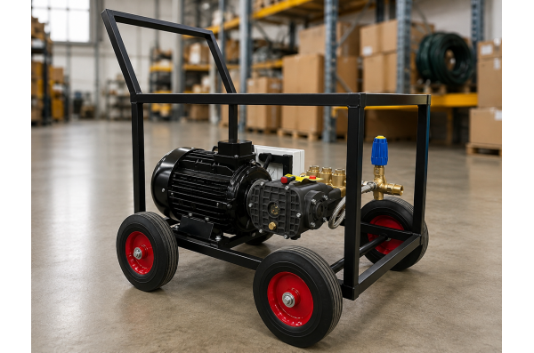 АВД Тритон Mazzoni 50/150 Nicolini 11 KW BY (на раме с колесами электрика с теплозащитой)