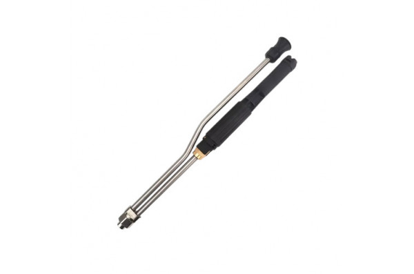 Копье 2 в 1 (высокое давление + химия). Резьба 1/4"M, 41 см. Нерж. Сталь, латунь, пластик.