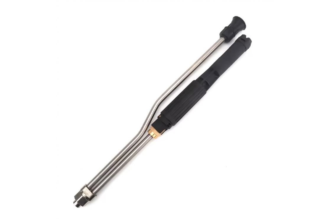 Копье 2 в 1 (высокое давление + химия). Резьба 1/4"M, 41 см. Нерж. Сталь, латунь, пластик.