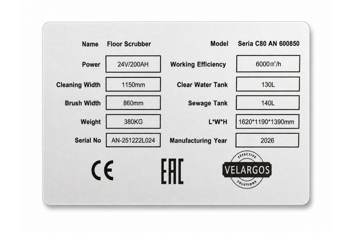 Velargos C80S Lithium