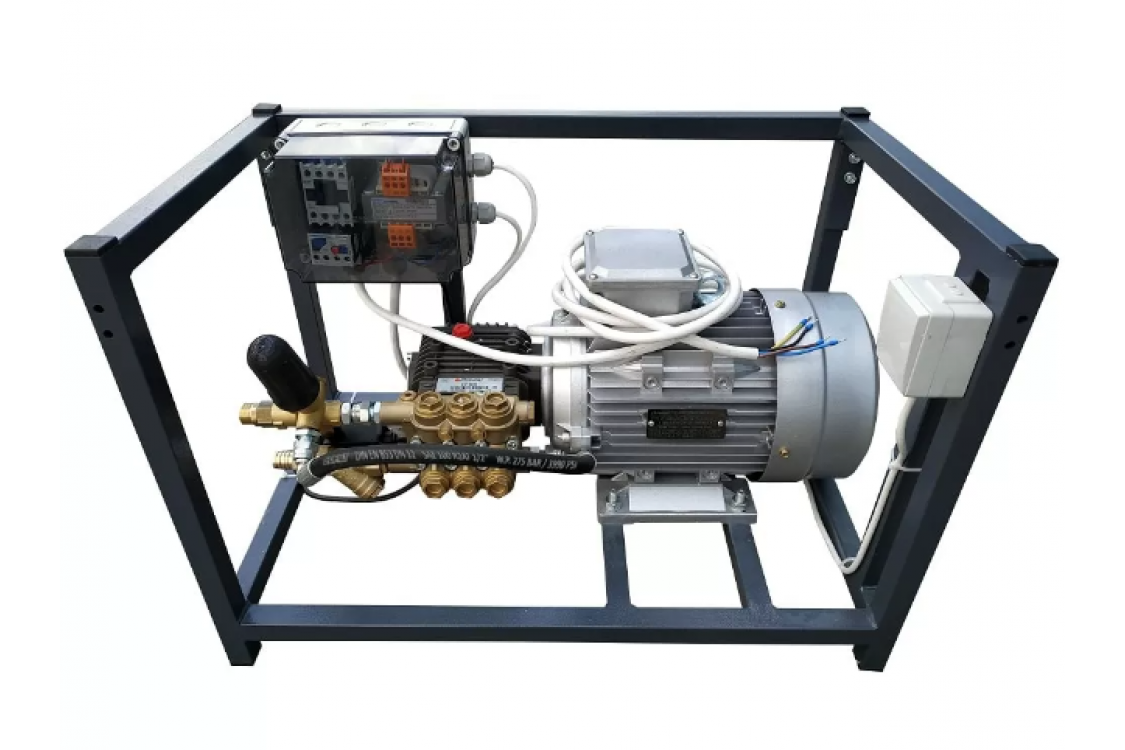 Стационарная мойка ZW 15/210 TS, 380 В, 5,5 кВт на раме