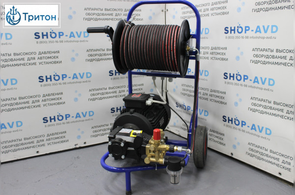 АВД Тритон H 21/200 TS 7.5 T (на тележке с барабаном)