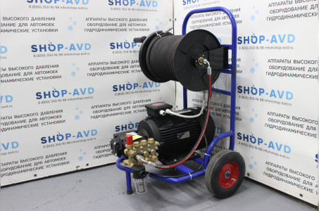 АВД Тритон H 21/200 TS 7.5 T (на тележке с барабаном)