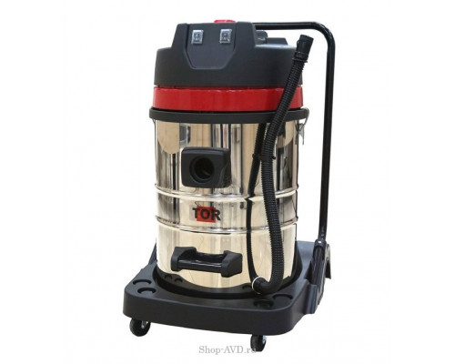 TOR Водопылесос с сливным шлангом WL70-70L2B INOX (2 мотора)