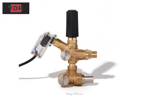 Регулятор высокого давления VB25B с микровыключателем, вход 1/2внут + елочка. Выход 3/8внеш