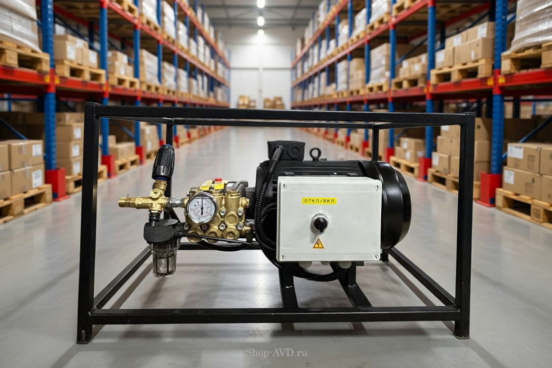 АВД Тритон M 21.25 TS 11 T (на раме, с манометром, фильтром, электрикой и теплозащитой)