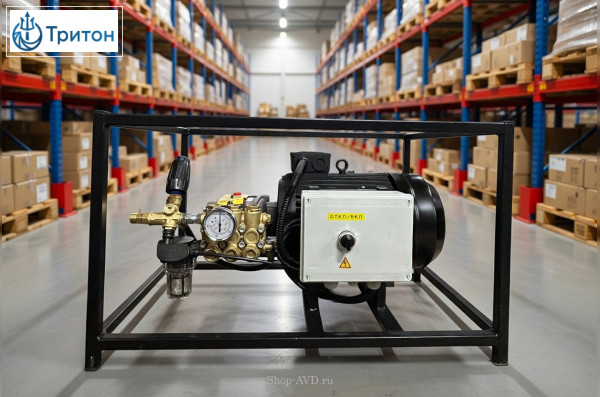 АВД Тритон M 21.25 TS 11 T (на раме, с манометром, фильтром, электрикой и теплозащитой)