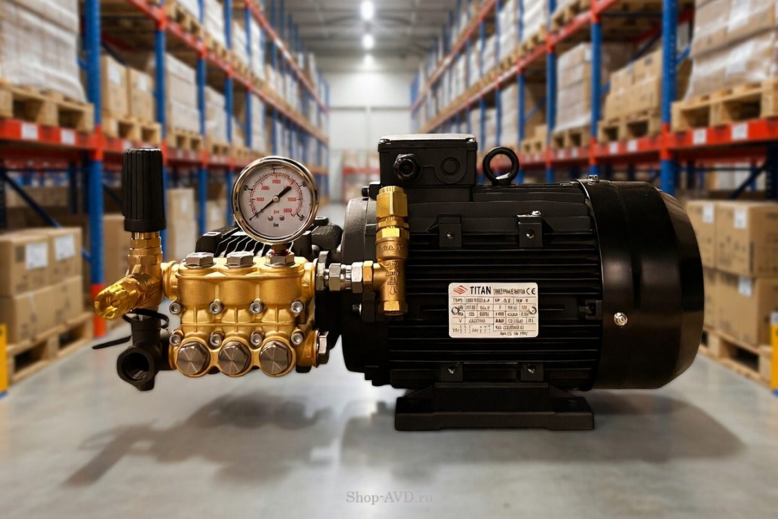 Моноблок Тритон TOR ВМ 12.18 ВР 4 Т (с манометром, с аварийным регулятором давления SVL17 170 бар, без электрики)