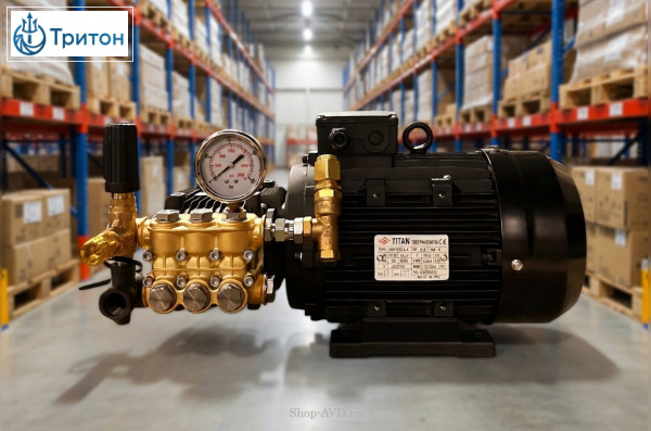 Моноблок Тритон TOR ВМ 12.18 ВР 4 Т (с манометром, с аварийным регулятором давления SVL17 170 бар, без электрики)