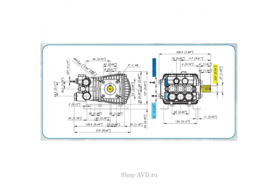 Насос WML 1520-F (2800 об/м) 048106973
