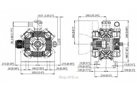 Насос POLY 2200 VD V.ECO