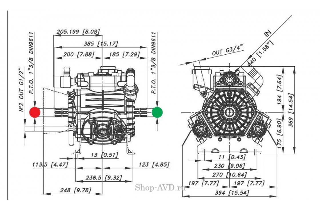 Насос PBO 1 1250 VD