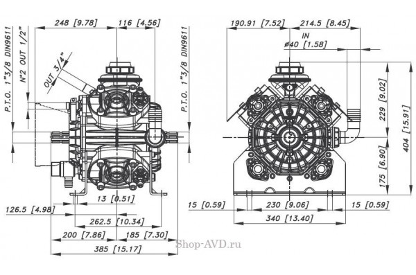 Насос PBO*1 1540 VD
