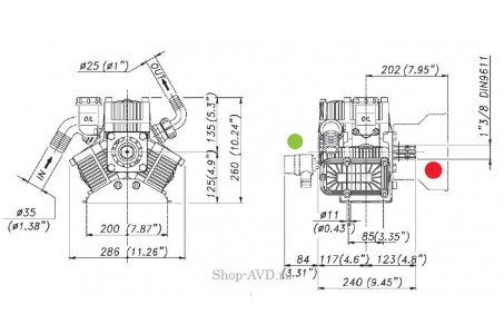 Насос POLY 2073 VS 635000973DS