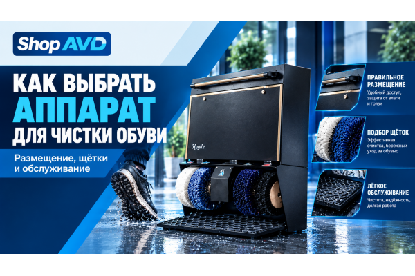 Как выбрать аппарат для чистки обуви: размещение, щётки и обслуживание