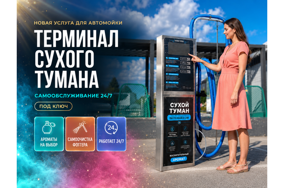 Сухой туман самообслуживания - 3 Аромата