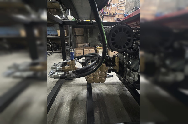 АВД с бензиновым двигателем BR 50/190 ВР 30.0  (на тележке с катушкой, электрический стартер)