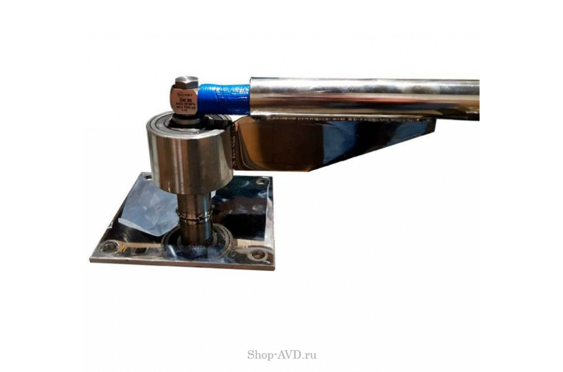 Потолочная поворотная консоль (труба) для автомоек, 1.7 м, нерж. сталь