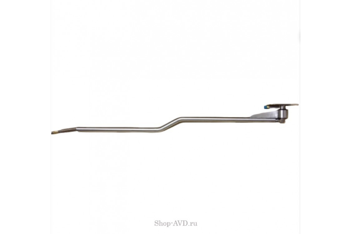 Потолочная поворотная консоль изогнутая (труба) для автомоек, 1.75 м, нерж. сталь