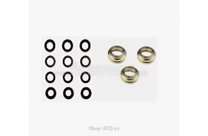 Комплект водяных уплотнений + направляющие кольца (4 типа по 3 шт.) SJ-0110