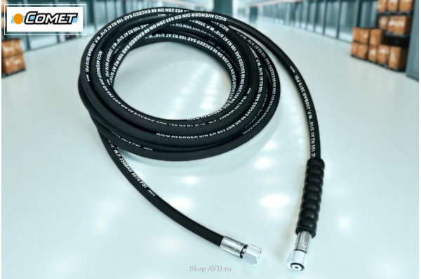 Рукав высокого давления Comet 2SN6; 22х1,5 г под ключ - 22х1,5г под ключ; 10м