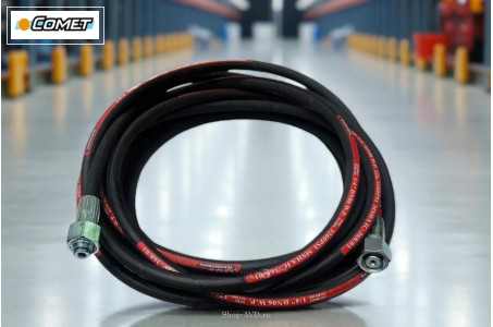 Рукав высокого давления Comet 2SN6; 22х1,5 г под ключ - 22х1,5г под ключ; 12м + защита