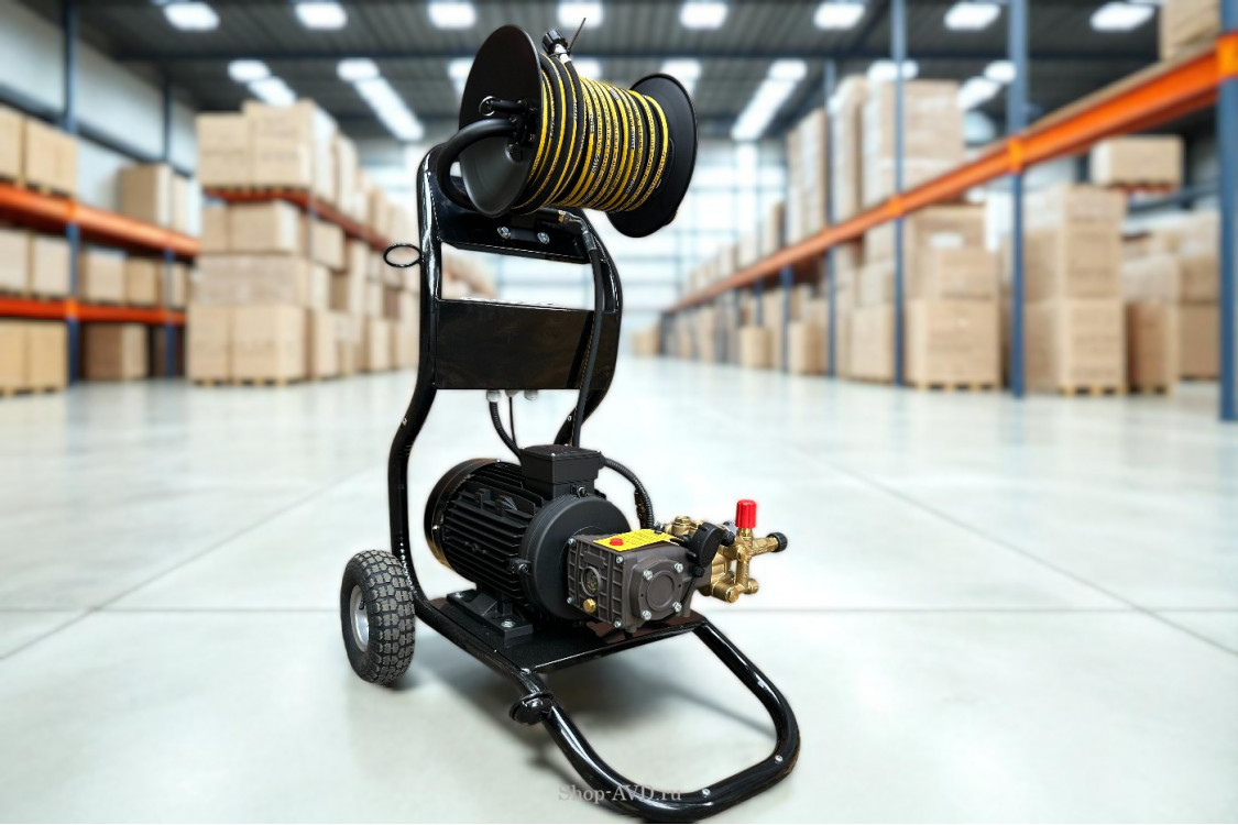 АВД Тритон М 21/250 ВР 11 ( на тележке, катушка 30 м, аварийный клапан, манометр, фильтр)