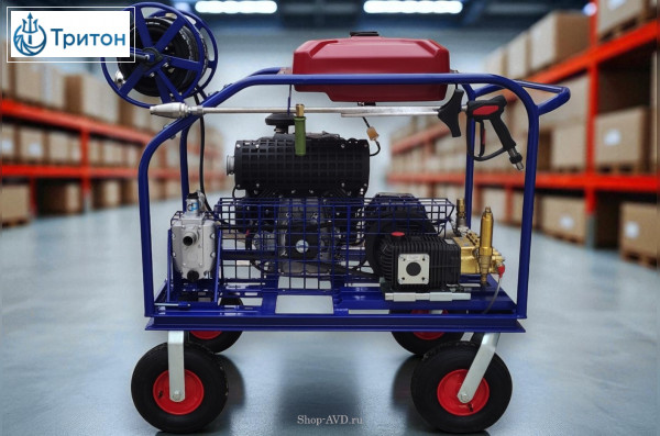Гидродинамическая машина Тритон 30/500 Б + Мотопомпа
