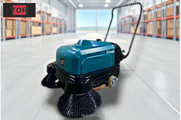 Подметальная машина SJ1000 с функцией увлажнения (аккумуляторная)